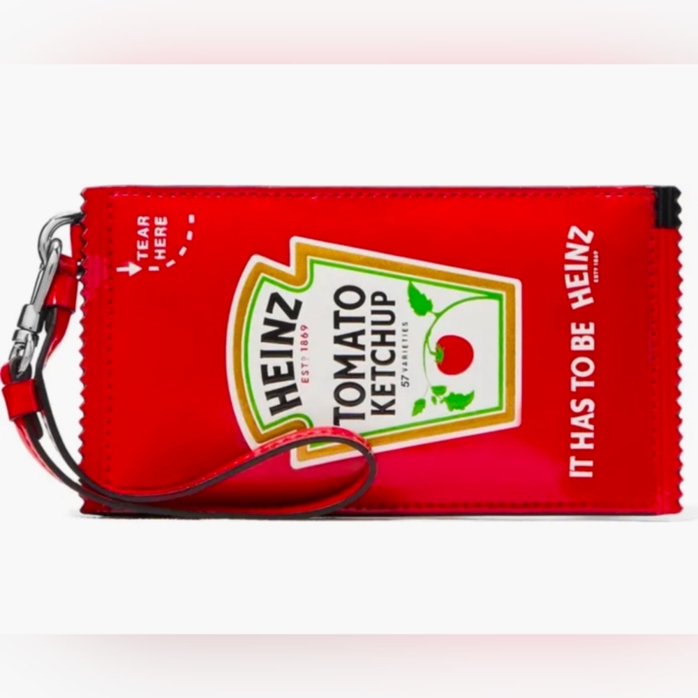 NWT Kate Spade x Heinz ketchup wristlet